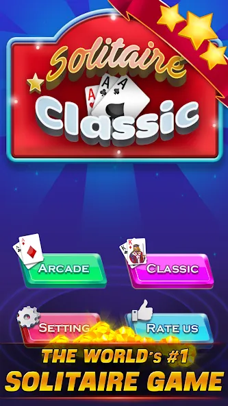 Скачать взломанную Solitaire Classic (Солитер Классик)  [МОД Mega Pack] — последняя версия apk на Андроид screen 5