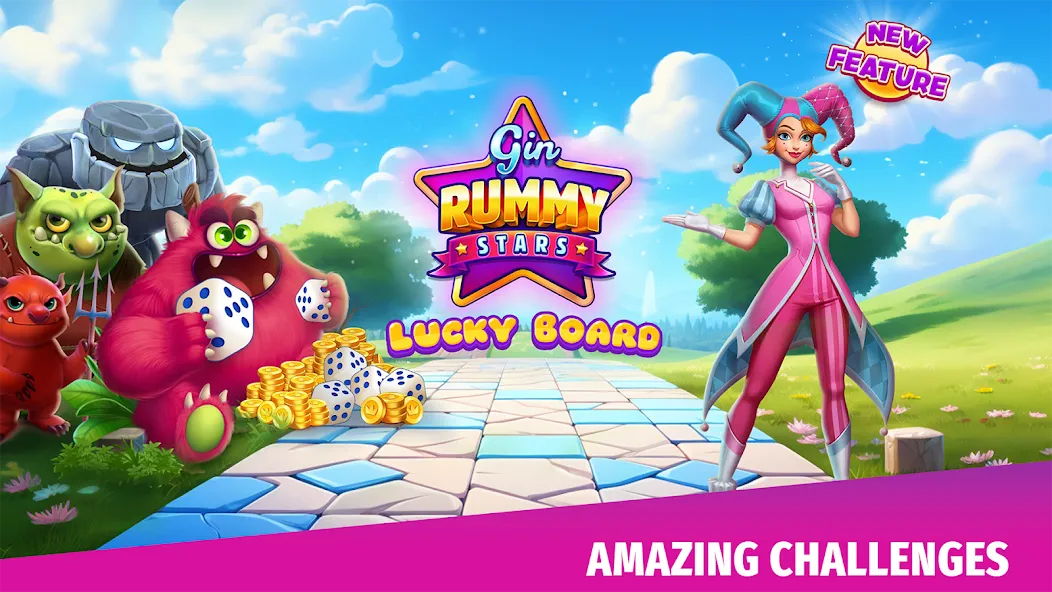 Скачать взлом Gin Rummy Stars — Card Game (Джин Рамми Старс)  [МОД Много денег] — полная версия apk на Андроид screen 3