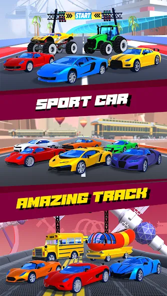 Скачать взлом Car Race 3D — Racing Master (С  3D  Гонки на автомобилях 3D)  [МОД Много денег] — полная версия apk на Андроид screen 3