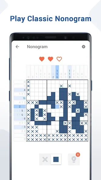 Скачать взлом Nonogram — Fun Logic Puzzle (Нонограмма)  [МОД Много монет] — стабильная версия apk на Андроид screen 1