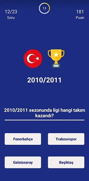 Скачать взлом Türkiye Süper Ligi Bilgi Oyunu  [МОД Много монет] — полная версия apk на Андроид screen 3