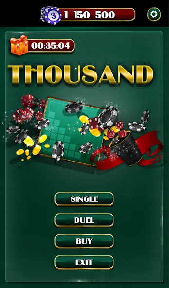 Скачать взлом Thousand Dice  [МОД Unlimited Money] — полная версия apk на Андроид screen 1