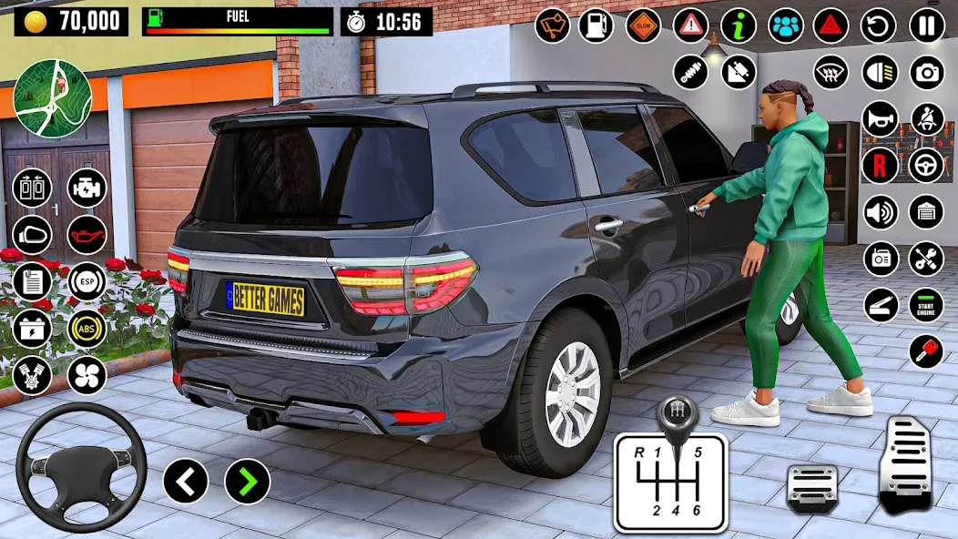 Взломанная City Driving School Car Games  [МОД Mega Pack] — стабильная версия apk на Андроид screen 3