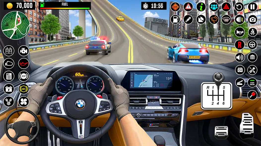 Взломанная City Driving School Car Games  [МОД Mega Pack] — стабильная версия apk на Андроид screen 5