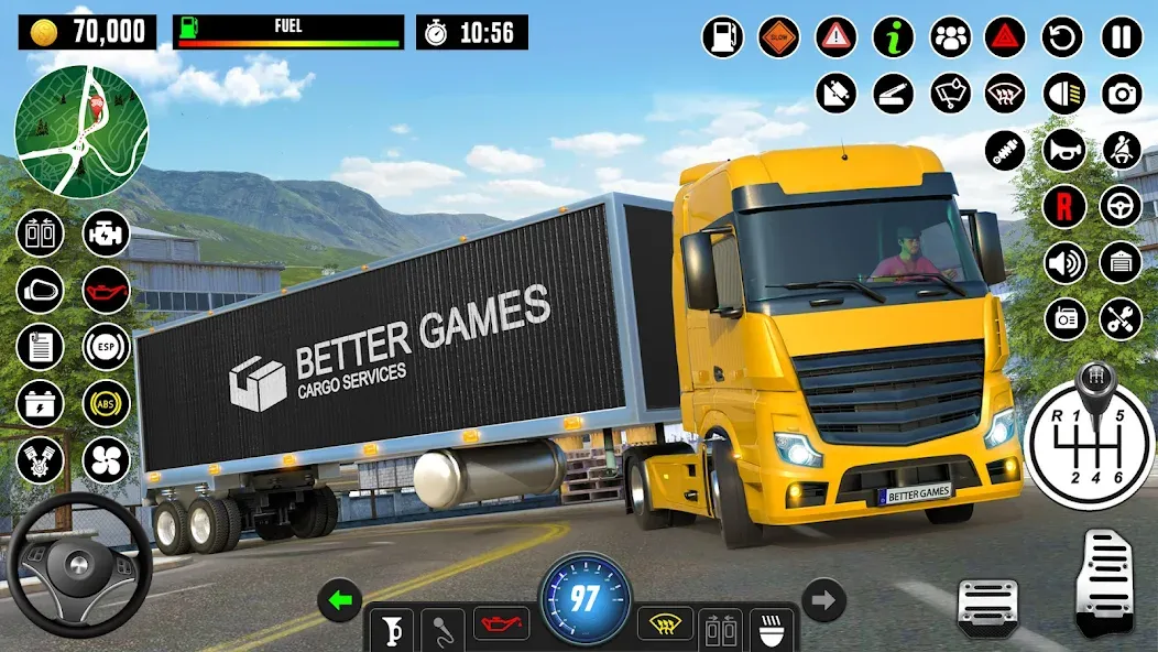 Скачать взломанную Truck Games — Driving School  [МОД Бесконечные монеты] — последняя версия apk на Андроид screen 1