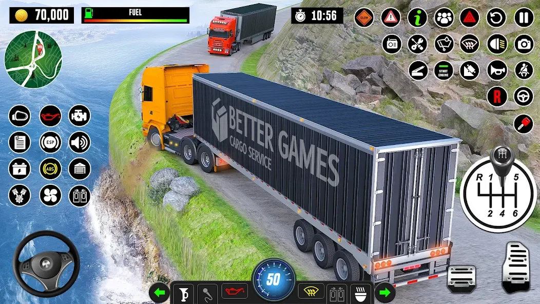 Скачать взломанную Truck Games — Driving School  [МОД Бесконечные монеты] — последняя версия apk на Андроид screen 2