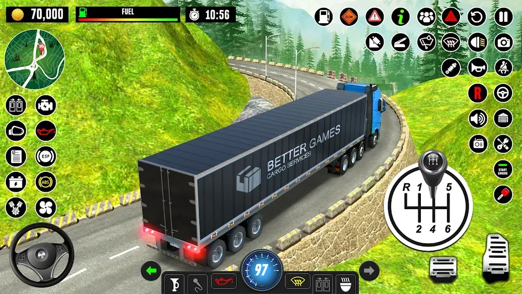 Скачать взломанную Truck Games — Driving School  [МОД Бесконечные монеты] — последняя версия apk на Андроид screen 3