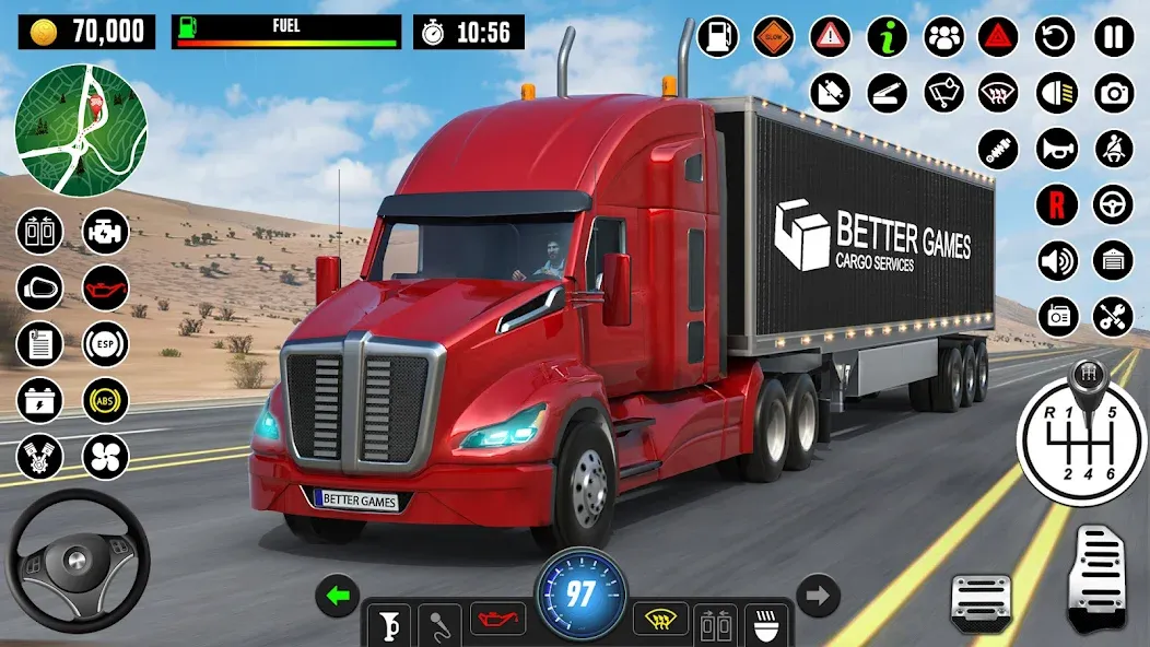 Скачать взломанную Truck Games — Driving School  [МОД Бесконечные монеты] — последняя версия apk на Андроид screen 5