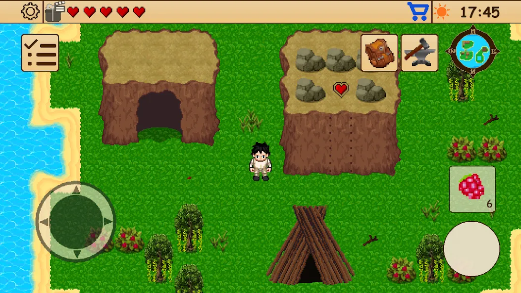 Скачать взлом Survival RPG 1: Island Escape (Сурвивал РПГ 1)  [МОД Бесконечные деньги] — последняя версия apk на Андроид screen 3