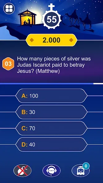 Взлом Daily Bible Trivia: Quiz Games  [МОД Бесконечные деньги] — полная версия apk на Андроид screen 4