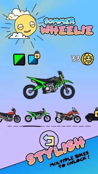 Взлом Summer Wheelie (Саммер Уили)  [МОД Все открыто] — последняя версия apk на Андроид screen 2