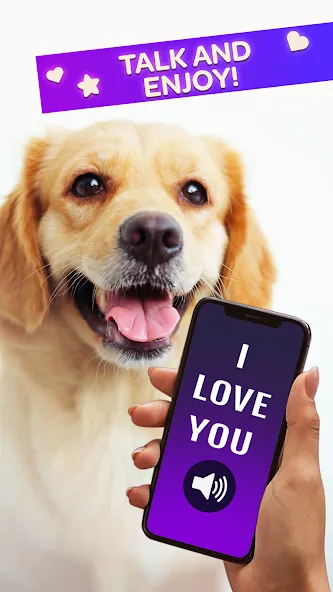 Скачать взломанную Dog Translator Pet Speak Talk  [МОД Unlimited Money] — стабильная версия apk на Андроид screen 3