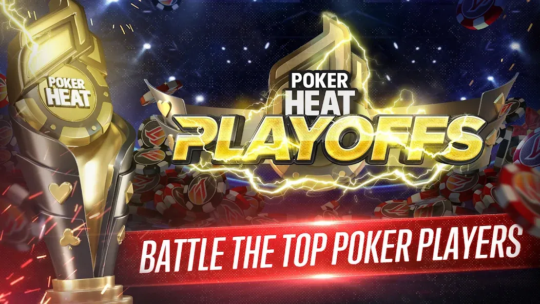 Скачать взлом Poker Heat™ Texas Holdem Poker (Покер Хит)  [МОД Бесконечные деньги] — стабильная версия apk на Андроид screen 3