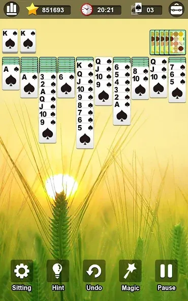 Взлом Spider Solitaire  [МОД Все открыто] — последняя версия apk на Андроид screen 3