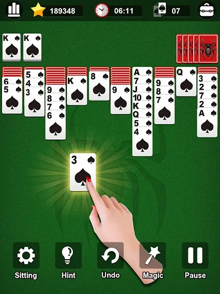 Взлом Spider Solitaire  [МОД Все открыто] — последняя версия apk на Андроид screen 5