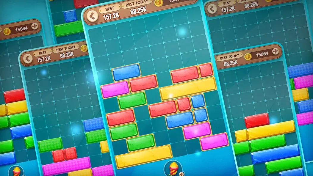 Скачать взломанную Block Crush — Puzzle Game  [МОД Menu] — стабильная версия apk на Андроид screen 3