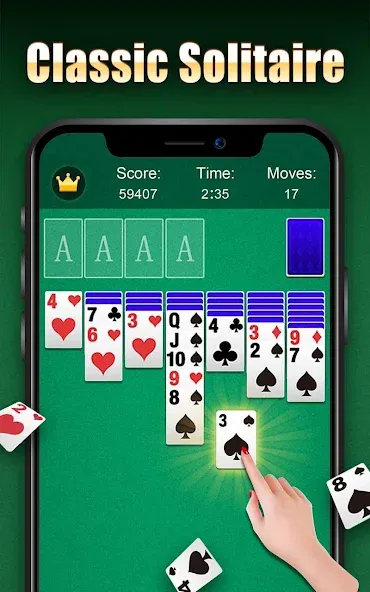 Взлом Solitaire  [МОД Menu] — последняя версия apk на Андроид screen 1