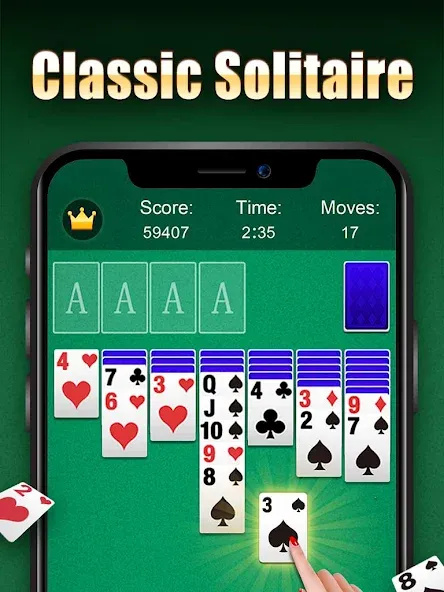 Взлом Solitaire  [МОД Menu] — последняя версия apk на Андроид screen 5