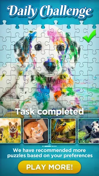 Скачать взломанную Jigsaw Puzzles  [МОД Много денег] — последняя версия apk на Андроид screen 4