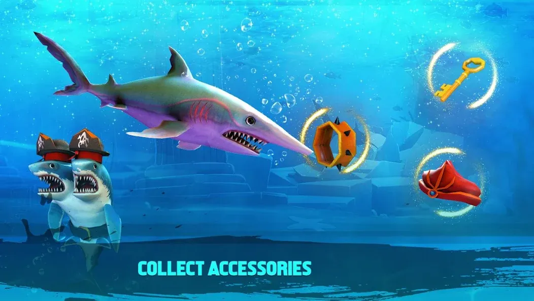 Взлом Double Head Shark Attack PVP  [МОД Меню] — стабильная версия apk на Андроид screen 3