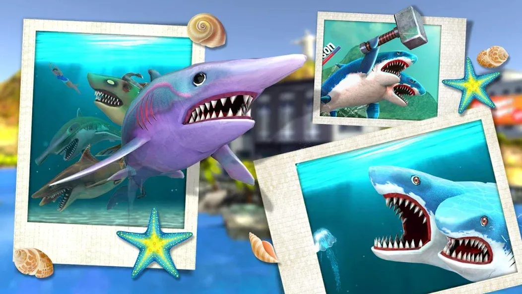 Взлом Double Head Shark Attack PVP  [МОД Меню] — стабильная версия apk на Андроид screen 5