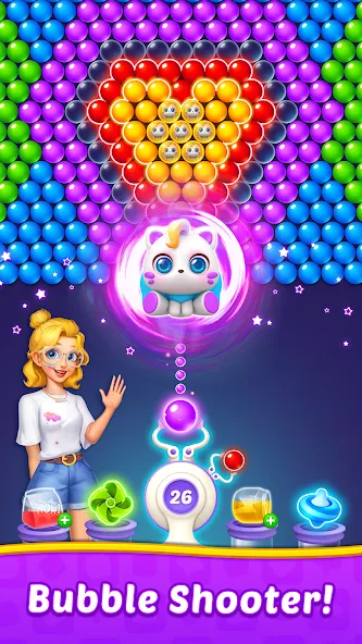 Взломанная Bubble Shooter Home  [МОД Меню] — стабильная версия apk на Андроид screen 1