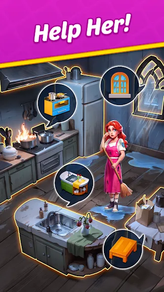 Взломанная Jewel Manor — Home Design  [МОД Меню] — стабильная версия apk на Андроид screen 4