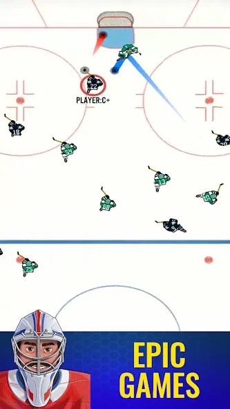 Скачать взломанную Superstar Hockey (уперстар Хоккей)  [МОД Много денег] — стабильная версия apk на Андроид screen 2