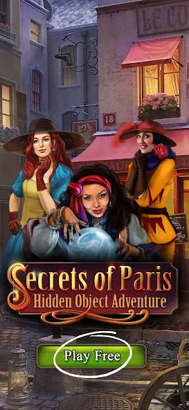 Взломанная Paris Secrets Hidden Objects  [МОД Menu] — стабильная версия apk на Андроид screen 5