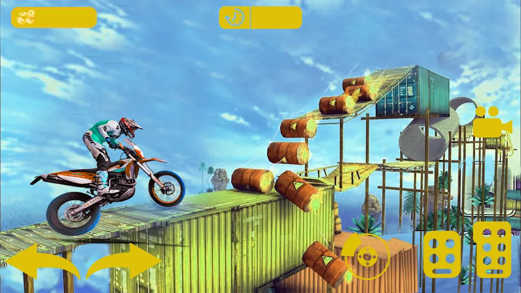 Взломанная Bike stunt 3d games-Bike games  [МОД Меню] — последняя версия apk на Андроид screen 1