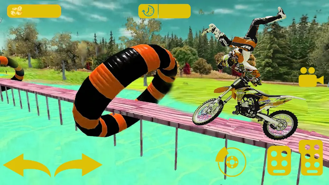 Взломанная Bike stunt 3d games-Bike games  [МОД Меню] — последняя версия apk на Андроид screen 3