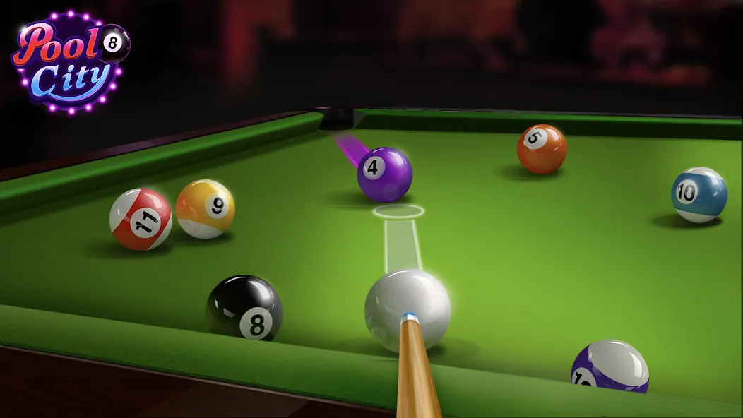 Скачать взломанную Pooking — Billiards City (Пукинг)  [МОД Бесконечные монеты] — стабильная версия apk на Андроид screen 1