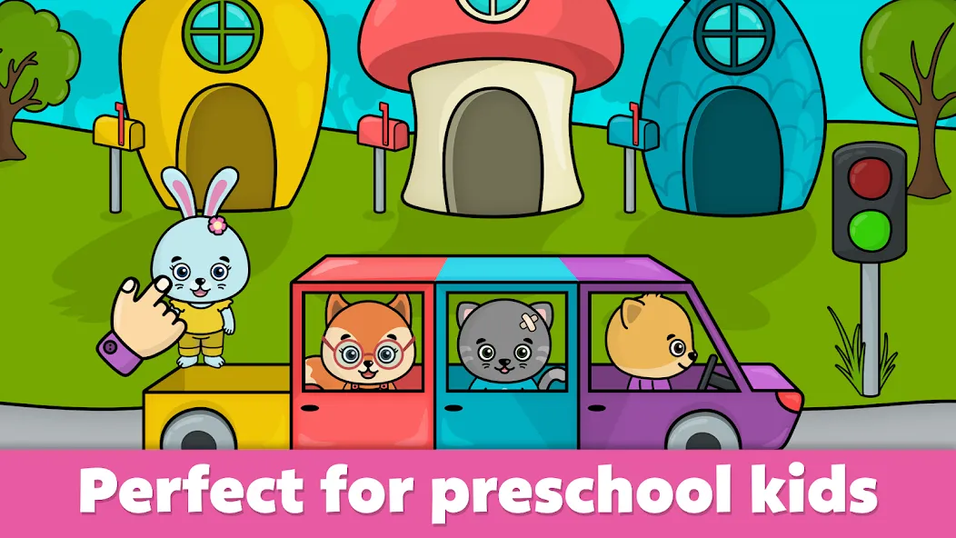 Скачать взлом Baby & toddler preschool games  [МОД Menu] — последняя версия apk на Андроид screen 1