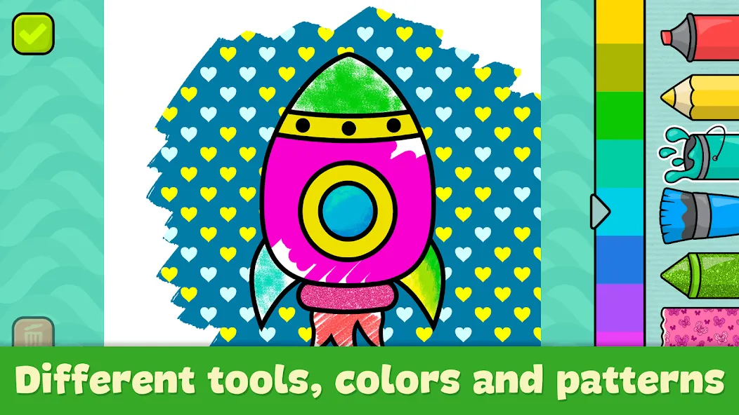 Скачать взлом Coloring Book — Games for Kids  [МОД Menu] — стабильная версия apk на Андроид screen 2