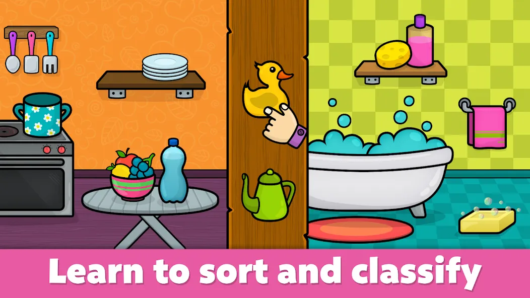 Взломанная Baby Games: Shapes and Colors  [МОД Много монет] — последняя версия apk на Андроид screen 2