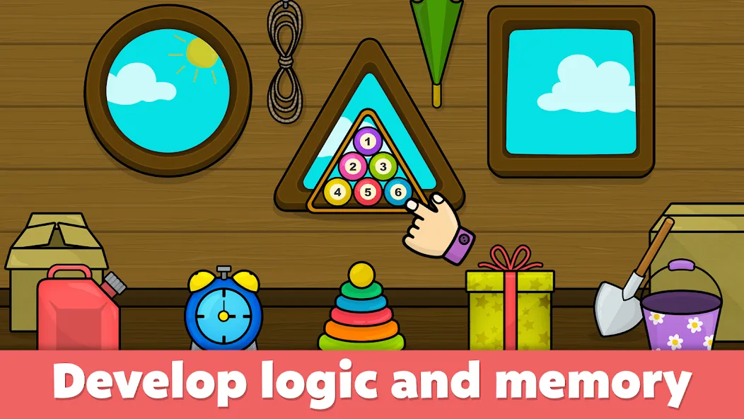 Взломанная Baby Games: Shapes and Colors  [МОД Много монет] — последняя версия apk на Андроид screen 3