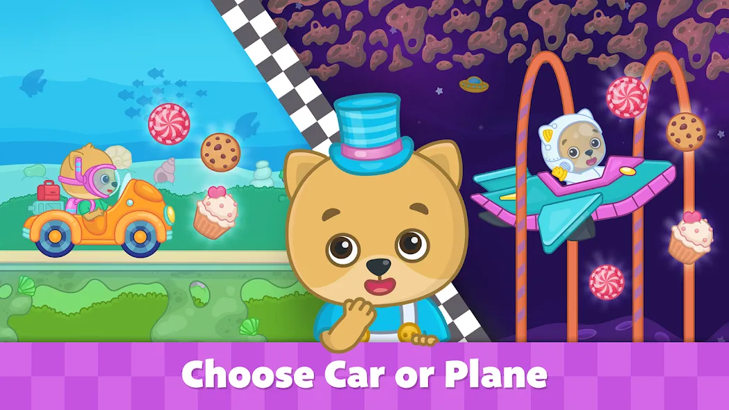 Взлом Bimi Boo Car Games for Kids  [МОД Menu] — полная версия apk на Андроид screen 3