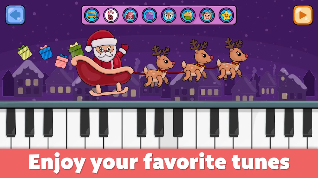 Скачать взлом Baby Piano: Kids Music Games  [МОД Меню] — последняя версия apk на Андроид screen 1