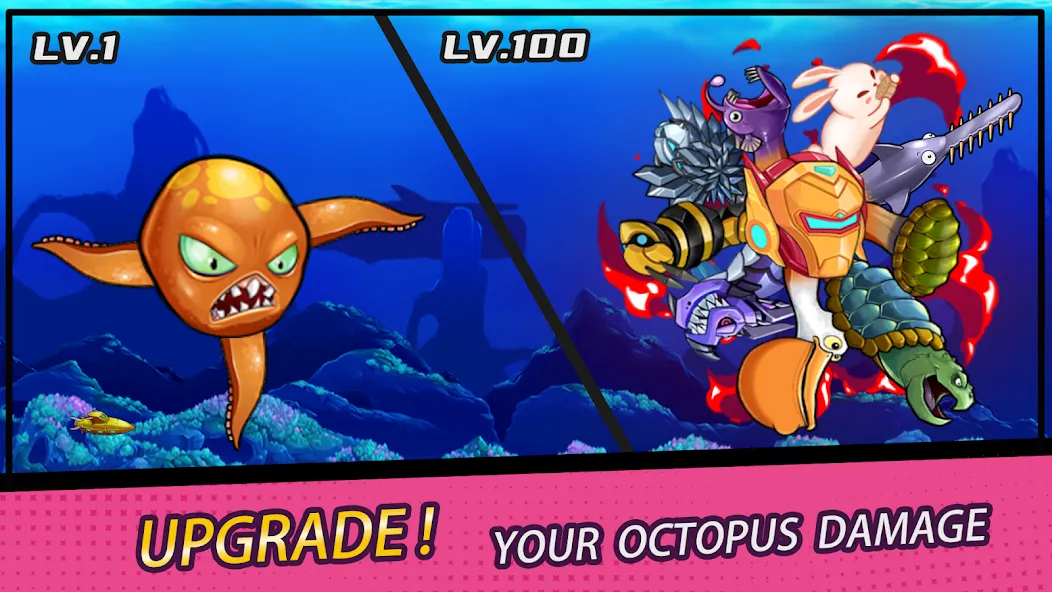 Взлом Crazy Octopus (Крейзи Октопус)  [МОД Много денег] — последняя версия apk на Андроид screen 1