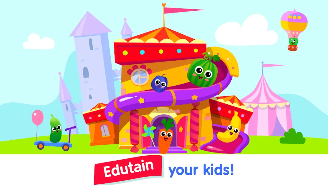 Взломанная Kids Learning games 4 toddlers  [МОД Mega Pack] — полная версия apk на Андроид screen 1