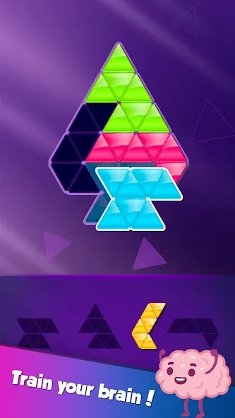 Взломанная Block! Triangle Puzzle:Tangram  [МОД Много монет] — стабильная версия apk на Андроид screen 4