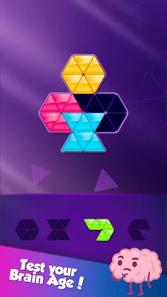 Взломанная Block! Triangle Puzzle:Tangram  [МОД Много монет] — стабильная версия apk на Андроид screen 5