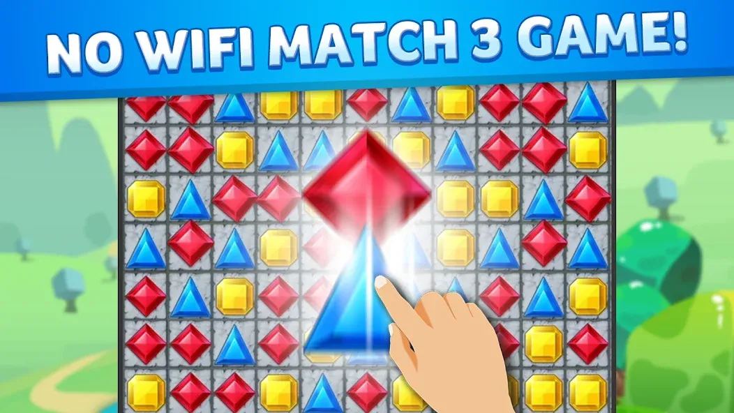 Скачать взлом Jewel Match King  [МОД Unlocked] — полная версия apk на Андроид screen 1