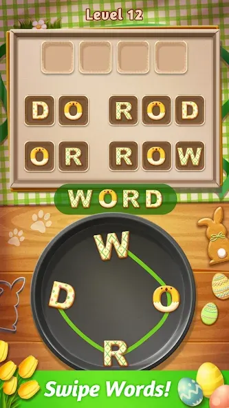 Скачать взлом Word Cookies! ®  [МОД Mega Pack] — последняя версия apk на Андроид screen 2