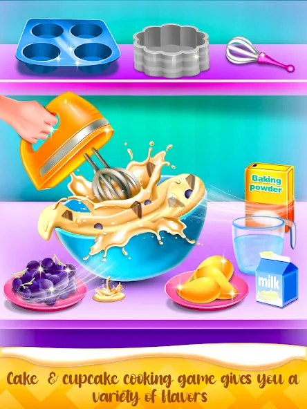 Скачать взлом Cake Maker Cooking Cake Games (Кейк Мейкер кулинарные игры на приготовление тортов)  [МОД Unlimited Money] — последняя версия apk на Андроид screen 4