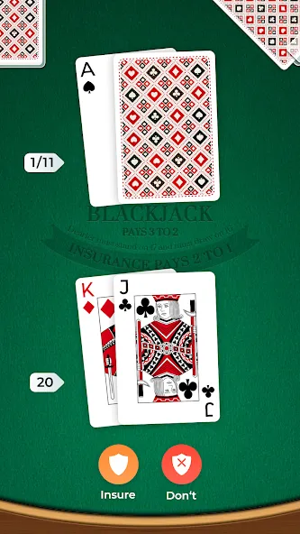 Скачать взлом Blackjack (Блэкджек)  [МОД Много денег] — стабильная версия apk на Андроид screen 3