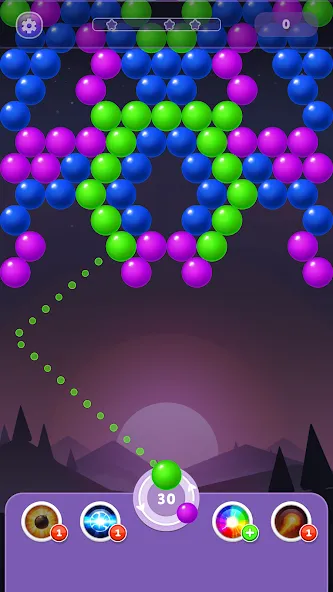 Скачать взлом Bubble Shooter Rainbow  [МОД Бесконечные деньги] — последняя версия apk на Андроид screen 4