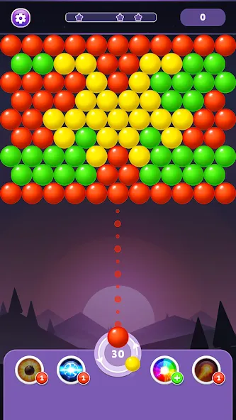 Скачать взлом Bubble Shooter Rainbow  [МОД Бесконечные деньги] — последняя версия apk на Андроид screen 5