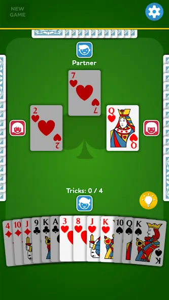 Взлом Spades — Card Game (Спейдс)  [МОД Много монет] — последняя версия apk на Андроид screen 1