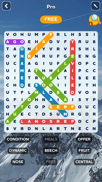 Взлом Word Search — Word Puzzle Game  [МОД Все открыто] — последняя версия apk на Андроид screen 3